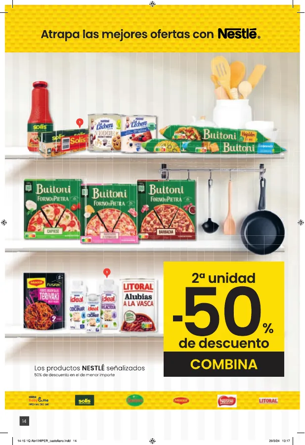 Número de página 14 del folleto promocional de la tienda Eroski - Hipermercado EROSKI - fecha de vigencia: desde04.04 bis 16.04