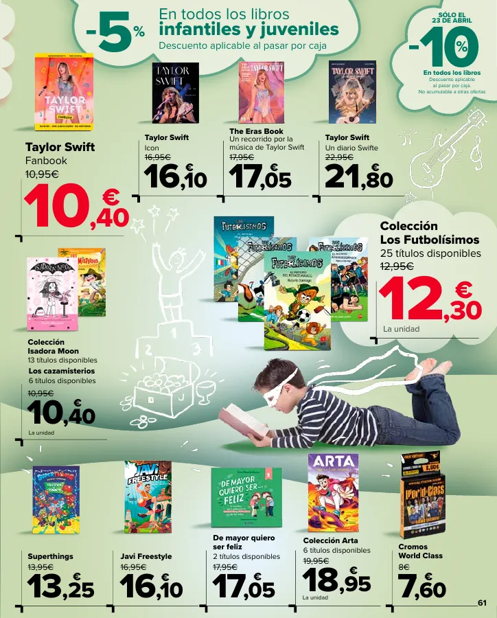 Número de página 63 del folleto promocional de la tienda Carrefour - 50% Q VUELVE (Alimentación) + 3x2 (Alimentación, Drogueria, Perfumeria y comida de animales) - fecha de vigencia: desde11.04 bis 24.04