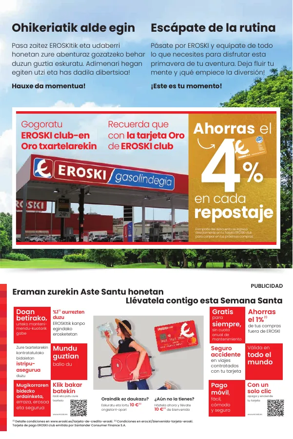 Número de página 3 del folleto promocional de la tienda Eroski - Udaberria bizi HIPERMERKATUAK EROSKI. - fecha de vigencia: desde21.03 bis 17.04