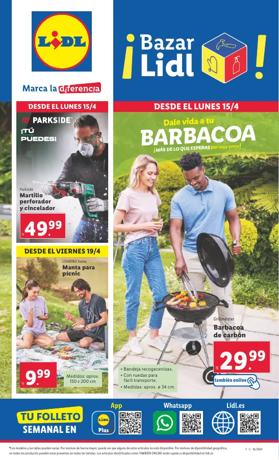 Número de página 23 del folleto promocional de la tienda Lidl - FOLLETO ALIMENTACIÓN 15/4 - fecha de vigencia: desde15.04 bis 21.04