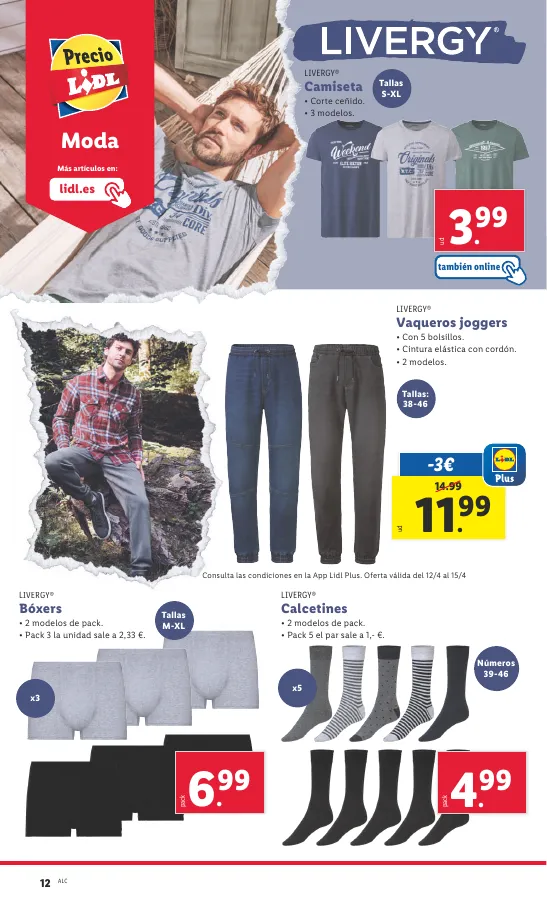 Número de página 14 del folleto promocional de la tienda Lidl - FOLLETO BAZAR 8/4 Dale vida a tu Jardin - fecha de vigencia: desde08.04 bis 12.04