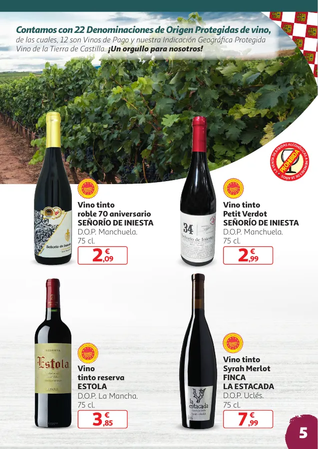 Número de página 5 del folleto promocional de la tienda Alcampo - Comprometidos con Castilla la Mancha,... - fecha de vigencia: desde02.04 bis 17.04