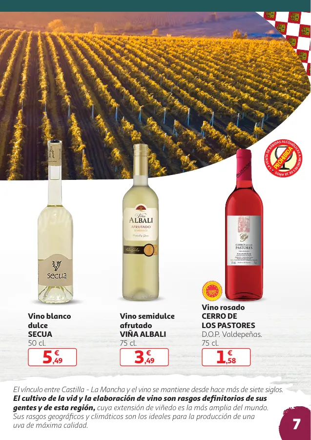 Número de página 7 del folleto promocional de la tienda Alcampo - Comprometidos con Castilla la Mancha,... - fecha de vigencia: desde02.04 bis 17.04