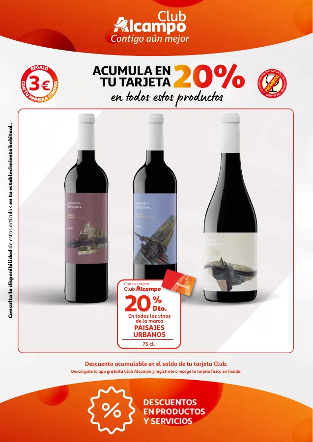 Número de página 10 del folleto promocional de la tienda Alcampo - Promociones Club Alcampo Contigo aún ... - fecha de vigencia: desde01.04 bis 15.04