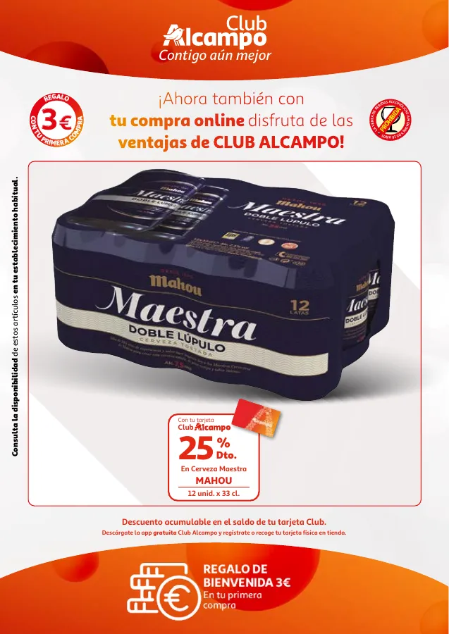 Número de página 11 del folleto promocional de la tienda Alcampo - Promociones Club Alcampo Contigo aún ... - fecha de vigencia: desde01.04 bis 15.04