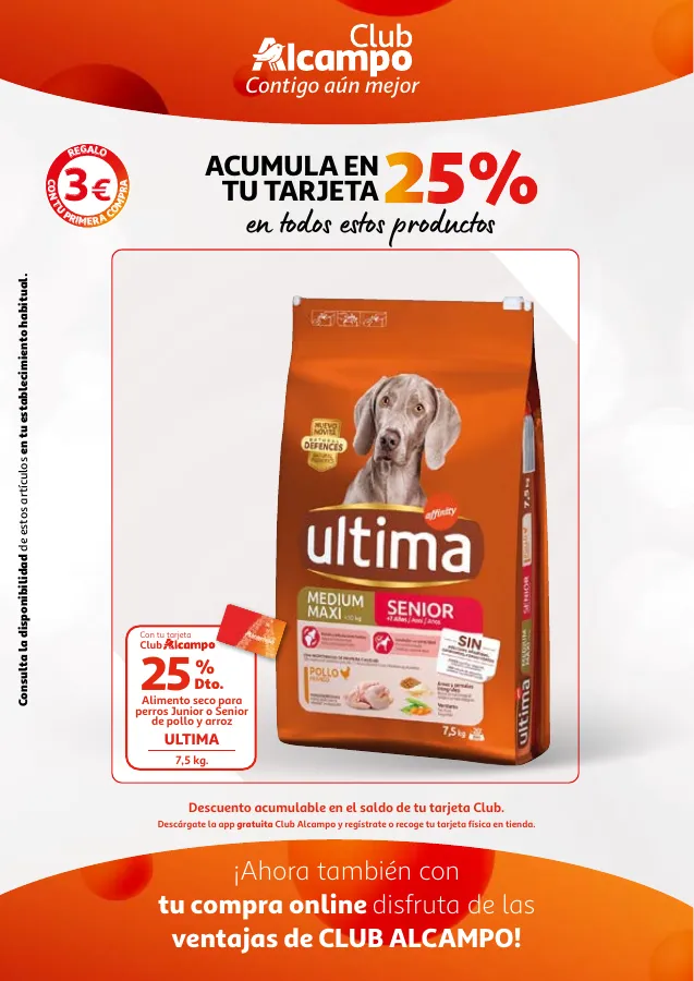 Número de página 13 del folleto promocional de la tienda Alcampo - Promociones Club Alcampo Contigo aún ... - fecha de vigencia: desde01.04 bis 15.04