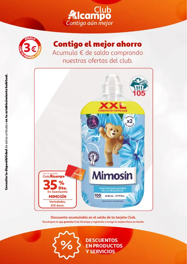 Número de página 17 del folleto promocional de la tienda Alcampo - Promociones Club Alcampo Contigo aún ... - fecha de vigencia: desde01.04 bis 15.04