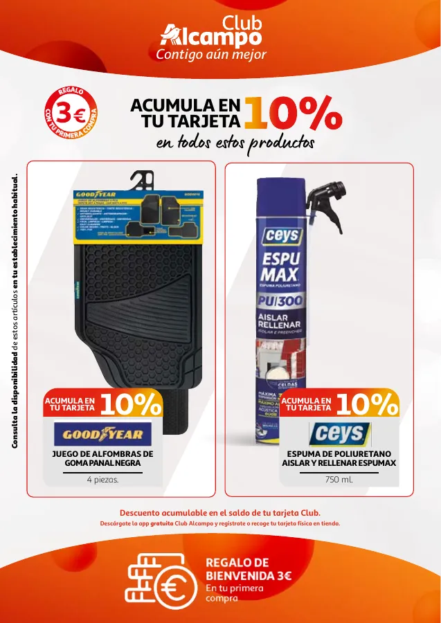 Número de página 18 del folleto promocional de la tienda Alcampo - Promociones Club Alcampo Contigo aún ... - fecha de vigencia: desde01.04 bis 15.04