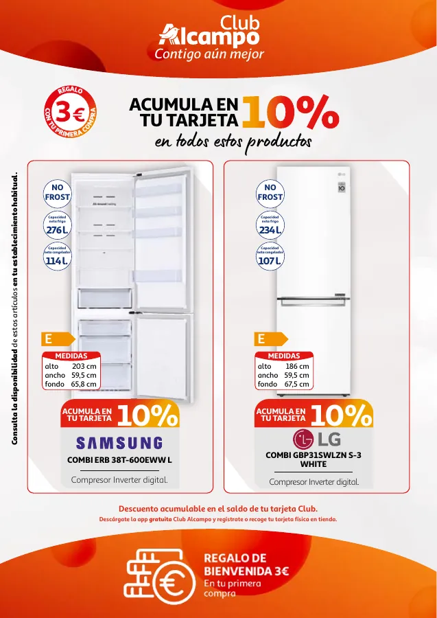 Número de página 20 del folleto promocional de la tienda Alcampo - Promociones Club Alcampo Contigo aún ... - fecha de vigencia: desde01.04 bis 15.04