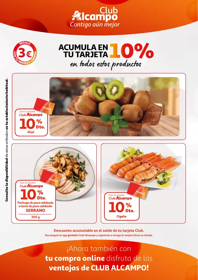 Número de página 3 del folleto promocional de la tienda Alcampo - Promociones Club Alcampo Contigo aún ... - fecha de vigencia: desde01.04 bis 15.04