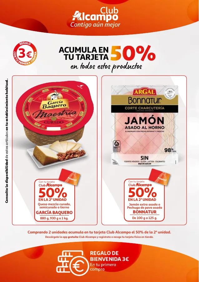 Número de página 4 del folleto promocional de la tienda Alcampo - Promociones Club Alcampo Contigo aún ... - fecha de vigencia: desde01.04 bis 15.04