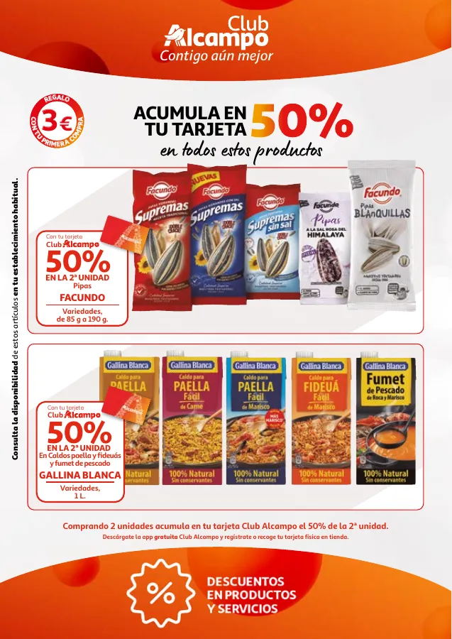 Número de página 7 del folleto promocional de la tienda Alcampo - Promociones Club Alcampo Contigo aún ... - fecha de vigencia: desde01.04 bis 15.04