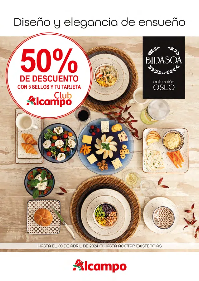 Número de página 1 del folleto promocional de la tienda Alcampo - Diseño y elegancia de ensueño 	 - fecha de vigencia: desde15.04 bis 30.04