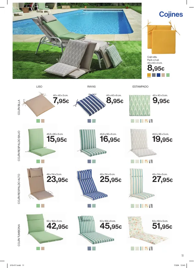 Número de página 11 del folleto promocional de la tienda Hipercor - Mil Ideas para vestir tu terraza y jardin - fecha de vigencia: desde01.04 bis 30.04