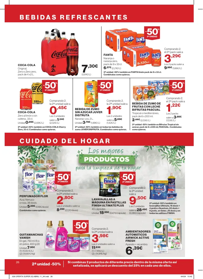 Número de página 28 del folleto promocional de la tienda Hipercor - Buenos precios a doario - fecha de vigencia: desde11.04 bis 24.04