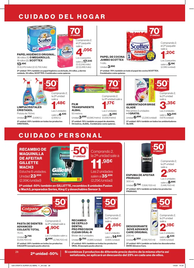 Número de página 32 del folleto promocional de la tienda Hipercor - Buenos precios a doario - fecha de vigencia: desde11.04 bis 24.04