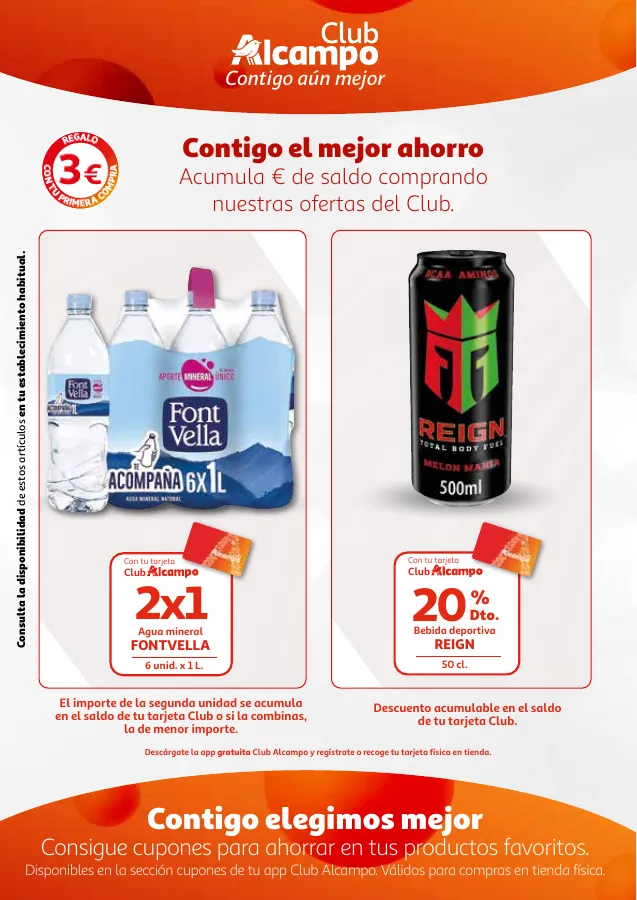 Número de página 11 del folleto promocional de la tienda Alcampo - Promociones Club Alcampo Contigo aún - fecha de vigencia: desde16.04 bis 30.04