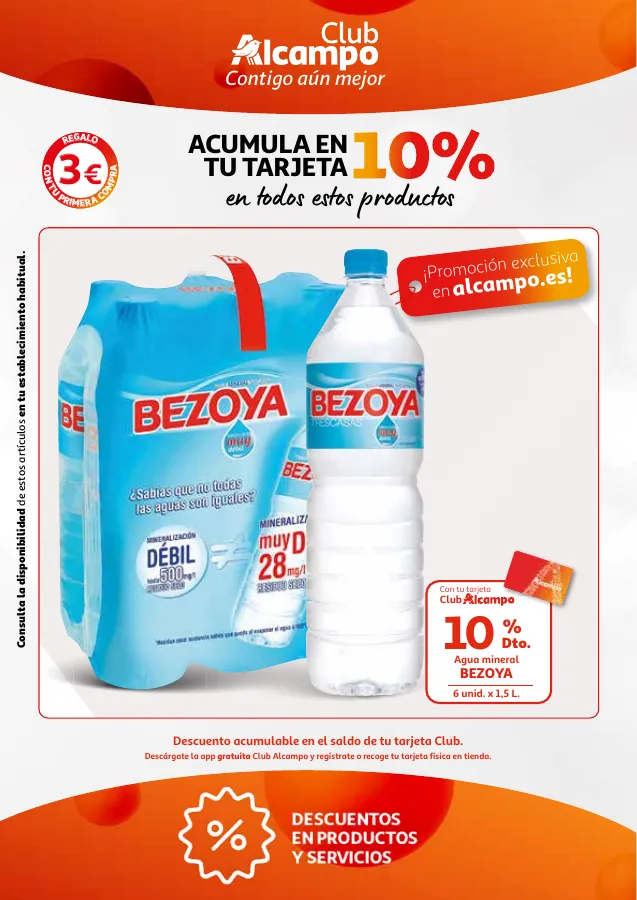 Número de página 12 del folleto promocional de la tienda Alcampo - Promociones Club Alcampo Contigo aún - fecha de vigencia: desde16.04 bis 30.04