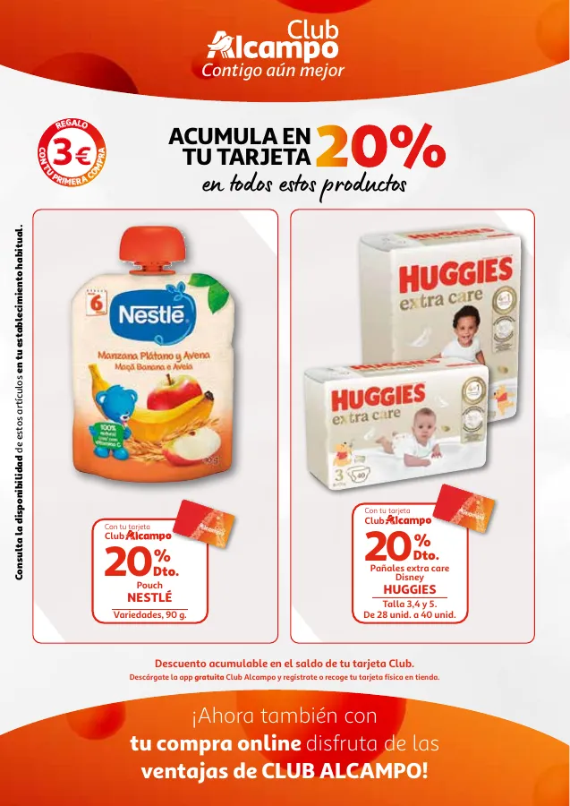 Número de página 15 del folleto promocional de la tienda Alcampo - Promociones Club Alcampo Contigo aún - fecha de vigencia: desde16.04 bis 30.04