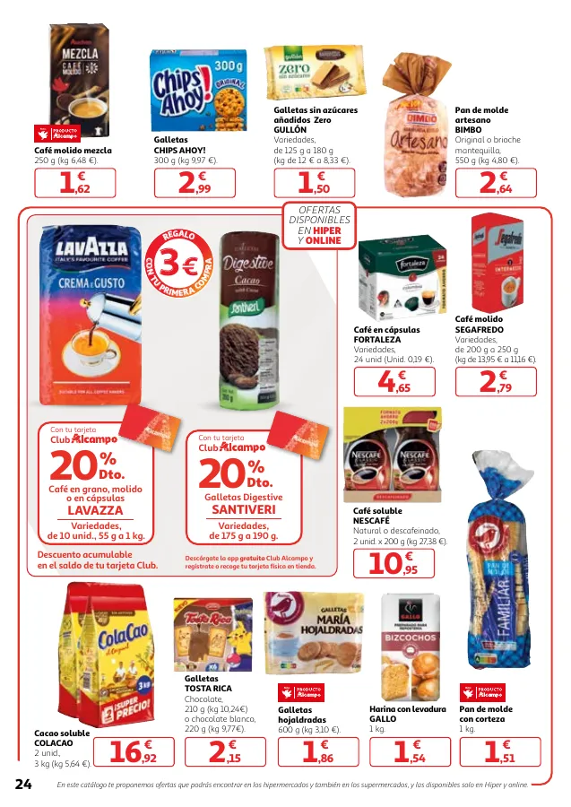 Número de página 24 del folleto promocional de la tienda Alcampo - Producir mejor, preservar el medioambiente y comer bien - fecha de vigencia: desde16.04 bis 30.04