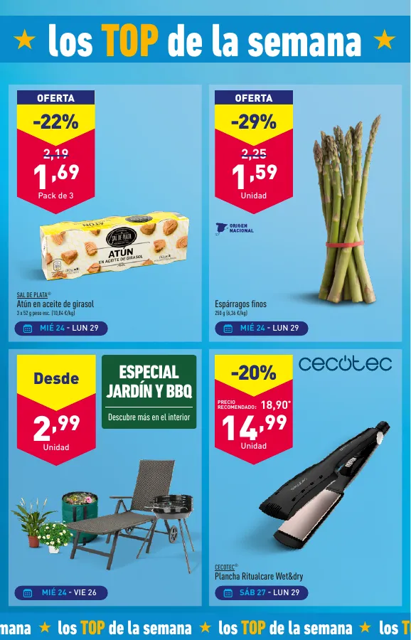 Número de página 3 del folleto promocional de la tienda Aldi - Paga Menos llevate Mas - fecha de vigencia: desde24.04 bis 29.04