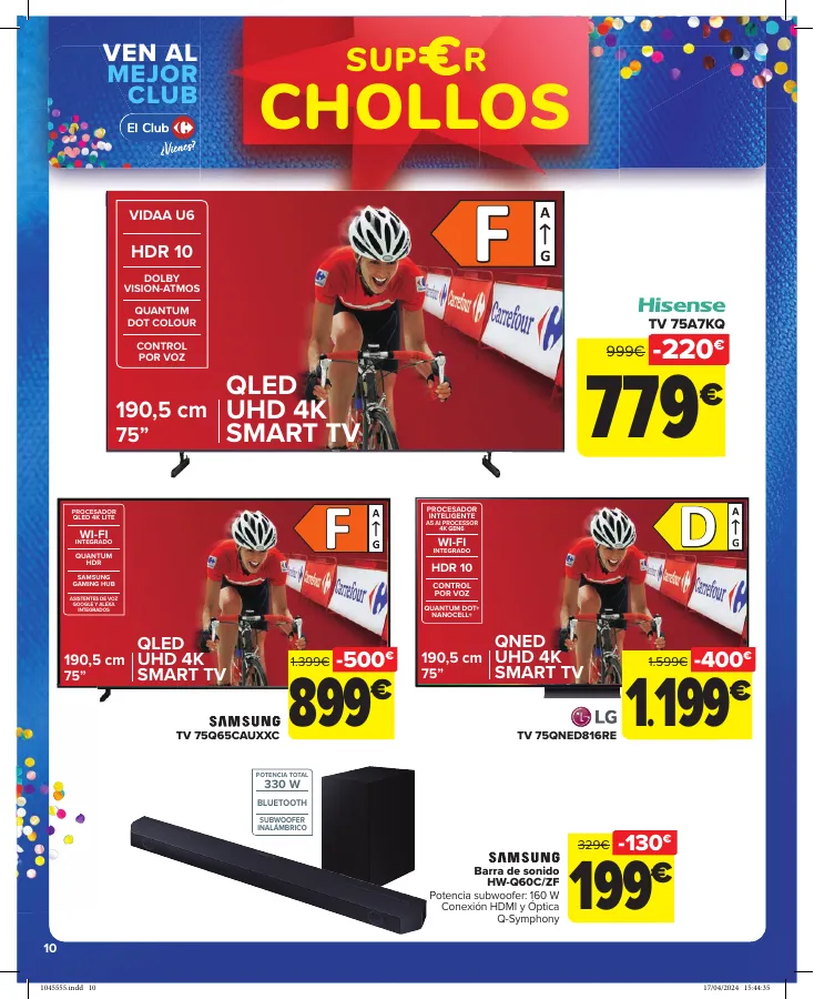 Número de página 10 del folleto promocional de la tienda Carrefour - CHOLLOS NO ALIMENTACIÓN  - fecha de vigencia: desde25.04 bis 09.05