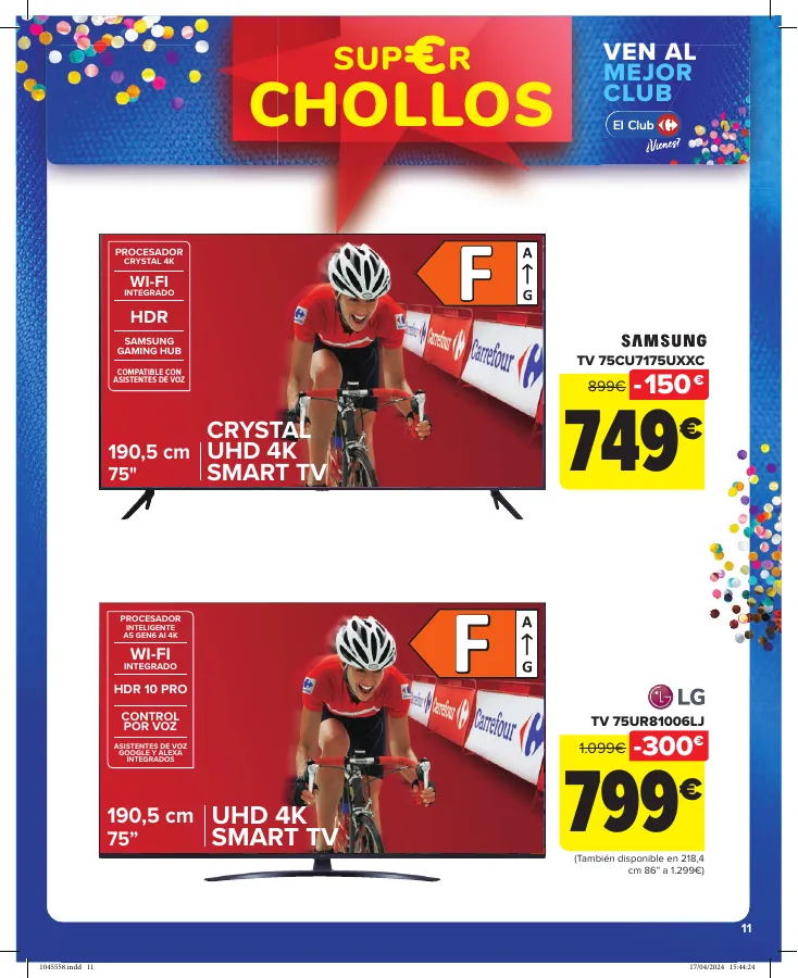 Número de página 11 del folleto promocional de la tienda Carrefour - CHOLLOS NO ALIMENTACIÓN  - fecha de vigencia: desde25.04 bis 09.05