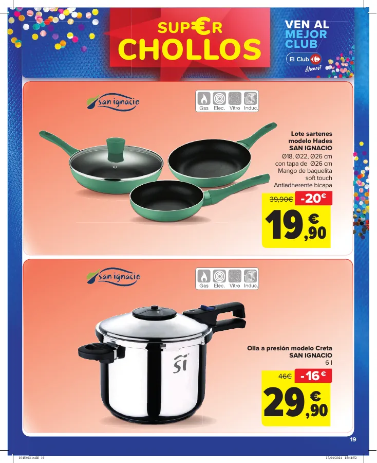 Número de página 19 del folleto promocional de la tienda Carrefour - CHOLLOS NO ALIMENTACIÓN  - fecha de vigencia: desde25.04 bis 09.05