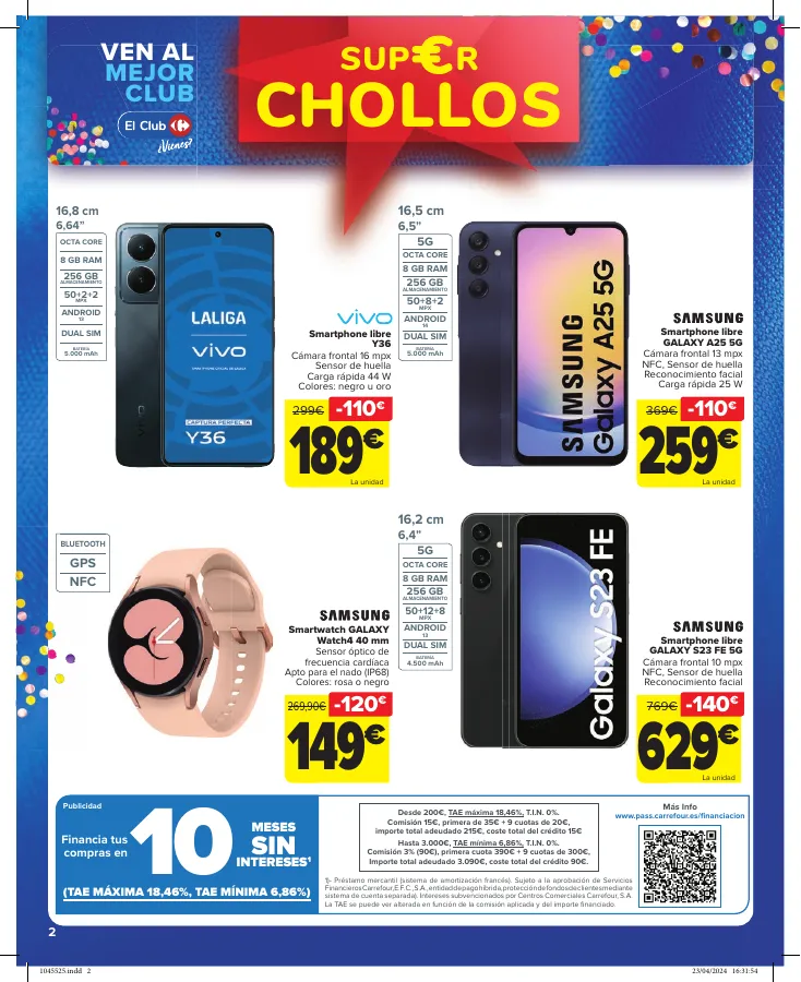 Número de página 2 del folleto promocional de la tienda Carrefour - CHOLLOS NO ALIMENTACIÓN  - fecha de vigencia: desde25.04 bis 09.05