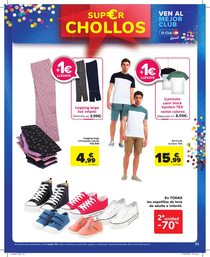 Número de página 21 del folleto promocional de la tienda Carrefour - CHOLLOS NO ALIMENTACIÓN  - fecha de vigencia: desde25.04 bis 09.05