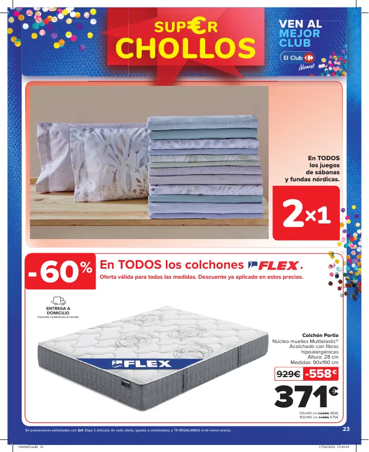 Número de página 23 del folleto promocional de la tienda Carrefour - CHOLLOS NO ALIMENTACIÓN  - fecha de vigencia: desde25.04 bis 09.05