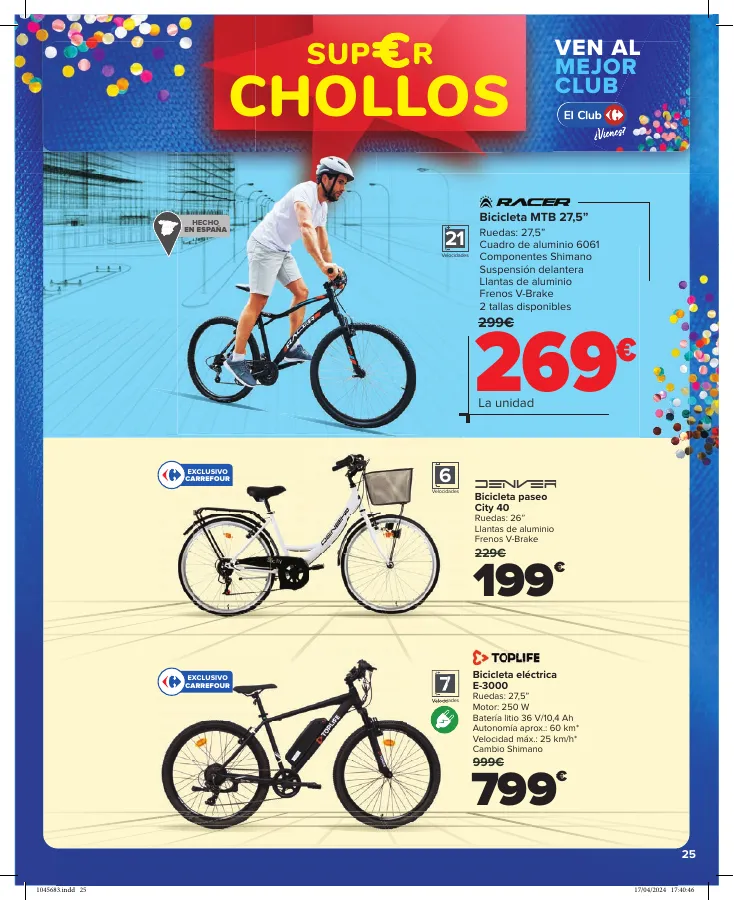 Número de página 25 del folleto promocional de la tienda Carrefour - CHOLLOS NO ALIMENTACIÓN  - fecha de vigencia: desde25.04 bis 09.05