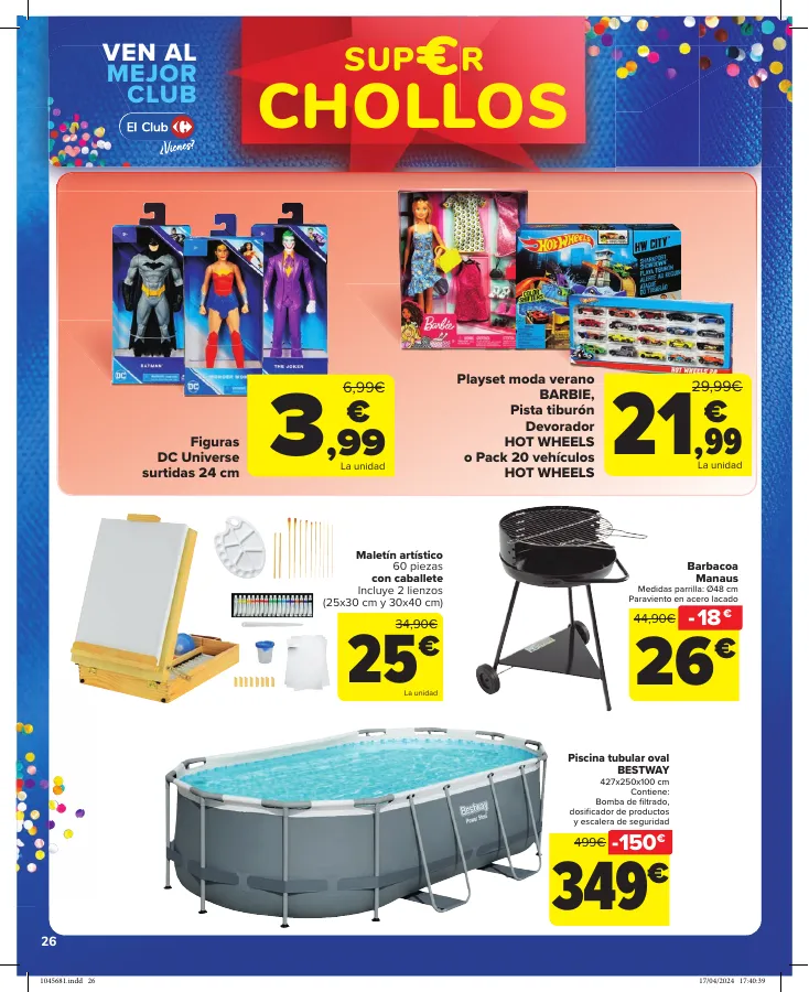 Número de página 26 del folleto promocional de la tienda Carrefour - CHOLLOS NO ALIMENTACIÓN  - fecha de vigencia: desde25.04 bis 09.05