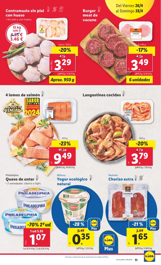 Número de página 11 del folleto promocional de la tienda Lidl - Super ofertas  - fecha de vigencia: desde22.04 bis 28.04