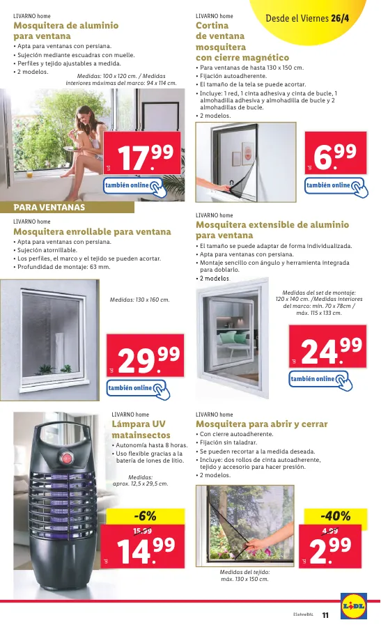 Número de página 33 del folleto promocional de la tienda Lidl - Super ofertas  - fecha de vigencia: desde22.04 bis 28.04