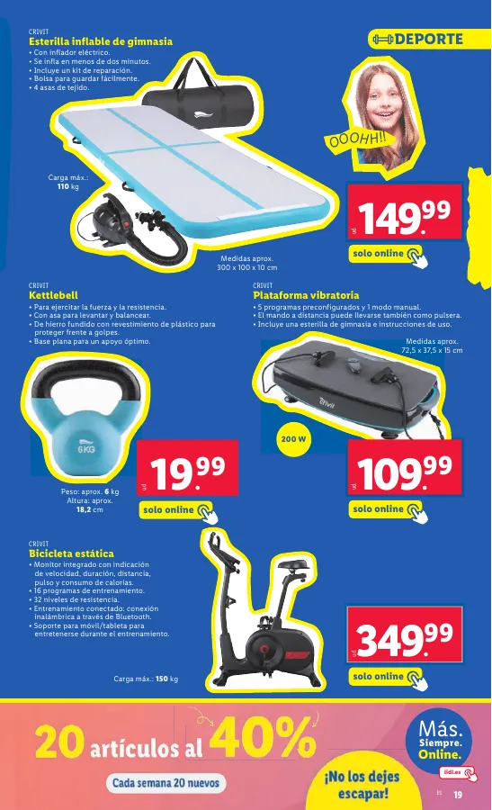 Número de página 39 del folleto promocional de la tienda Lidl - Super ofertas  - fecha de vigencia: desde22.04 bis 28.04