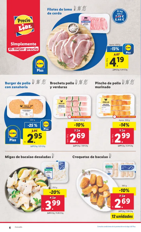 Número de página 6 del folleto promocional de la tienda Lidl - Super ofertas  - fecha de vigencia: desde22.04 bis 28.04