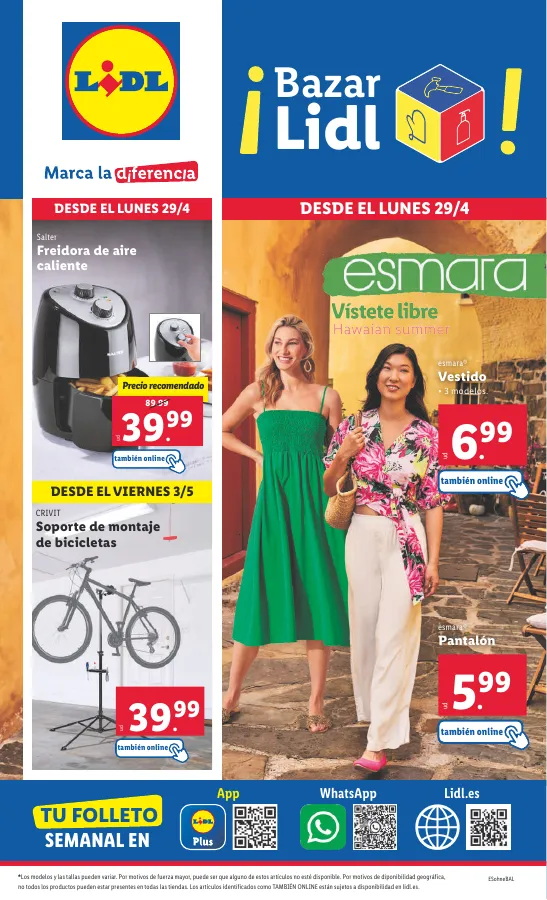 Número de página 25 del folleto promocional de la tienda Lidl - Bajamos los precios ermanentemente - fecha de vigencia: desde29.04 bis 05.05