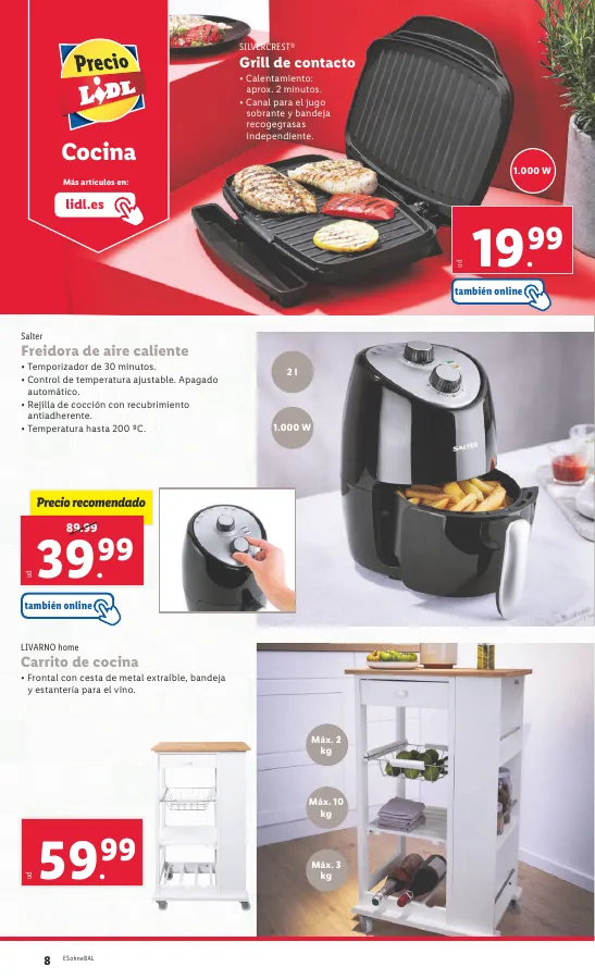 Número de página 34 del folleto promocional de la tienda Lidl - Bajamos los precios ermanentemente - fecha de vigencia: desde29.04 bis 05.05