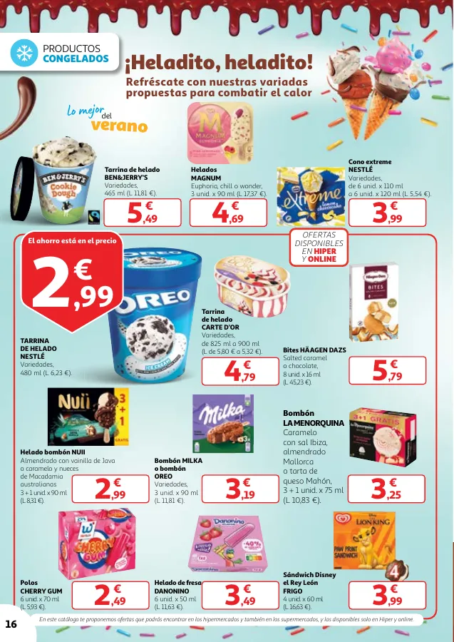 Número de página 16 del folleto promocional de la tienda Alcampo -  		Veggie y mucho más... a precios imbat... - fecha de vigencia: desde02.05 bis 15.05