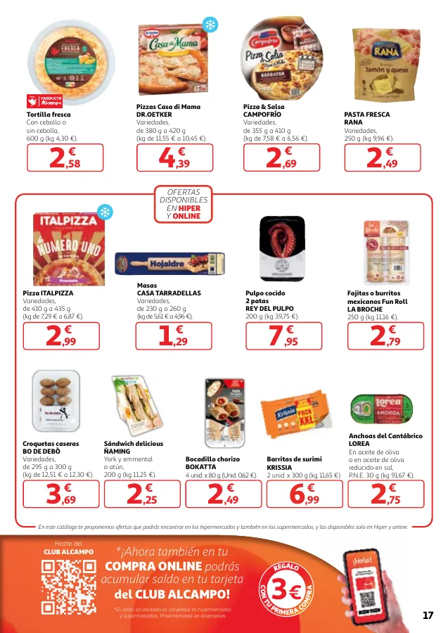 Número de página 17 del folleto promocional de la tienda Alcampo -  		Veggie y mucho más... a precios imbat... - fecha de vigencia: desde02.05 bis 15.05