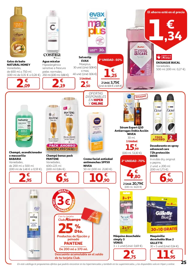 Número de página 25 del folleto promocional de la tienda Alcampo -  		Veggie y mucho más... a precios imbat... - fecha de vigencia: desde02.05 bis 15.05