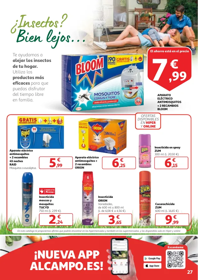 Número de página 27 del folleto promocional de la tienda Alcampo -  		Veggie y mucho más... a precios imbat... - fecha de vigencia: desde02.05 bis 15.05