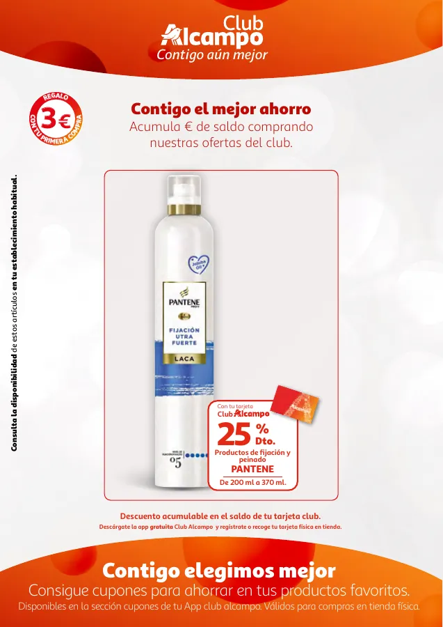 Número de página 14 del folleto promocional de la tienda Alcampo - Promociones Club Alcampo Contigo aún ... - fecha de vigencia: desde02.05 bis 15.05