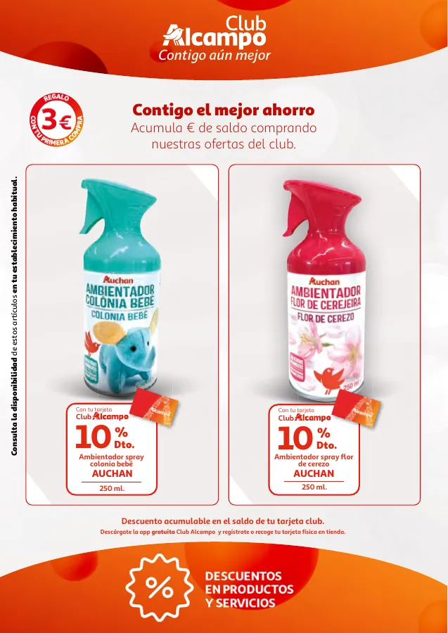 Número de página 16 del folleto promocional de la tienda Alcampo - Promociones Club Alcampo Contigo aún ... - fecha de vigencia: desde02.05 bis 15.05