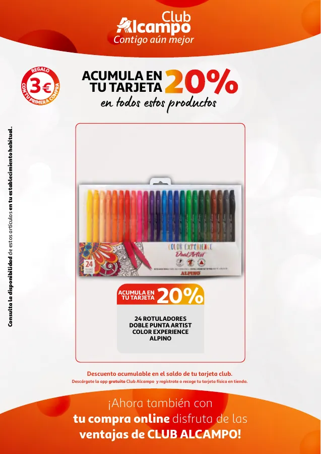 Número de página 18 del folleto promocional de la tienda Alcampo - Promociones Club Alcampo Contigo aún ... - fecha de vigencia: desde02.05 bis 15.05