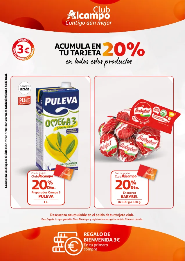 Número de página 30 del folleto promocional de la tienda Alcampo - Promociones Club Alcampo Contigo aún ... - fecha de vigencia: desde02.05 bis 15.05