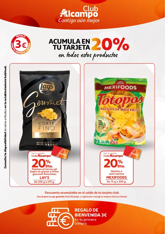 Número de página 32 del folleto promocional de la tienda Alcampo - Promociones Club Alcampo Contigo aún ... - fecha de vigencia: desde02.05 bis 15.05