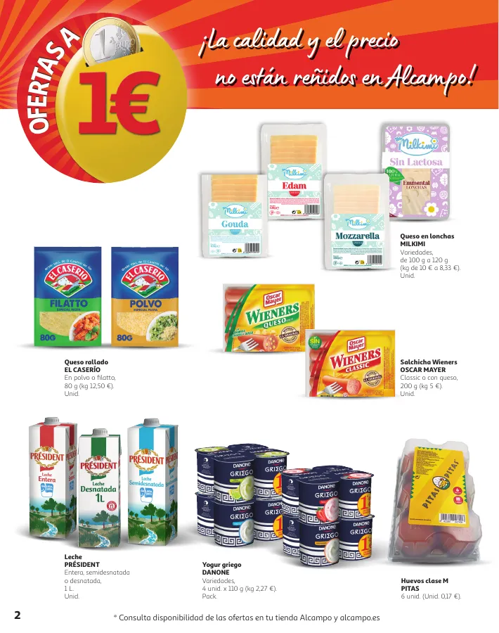 Número de página 2 del folleto promocional de la tienda Alcampo - Descubre todos los productos en ofert... - fecha de vigencia: desde25.04 bis 15.05