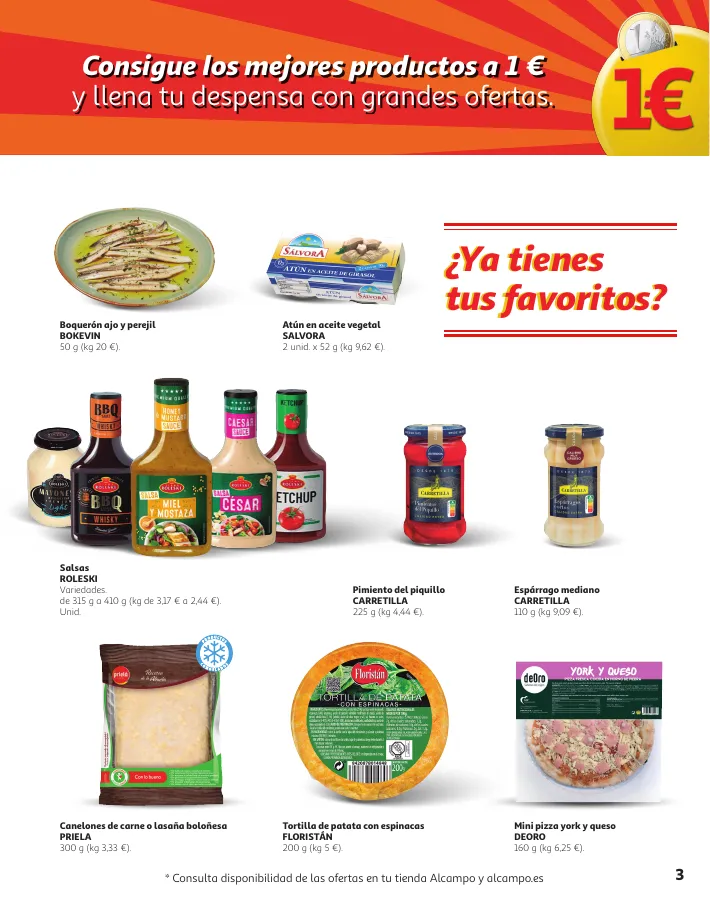 Número de página 3 del folleto promocional de la tienda Alcampo - Descubre todos los productos en ofert... - fecha de vigencia: desde25.04 bis 15.05